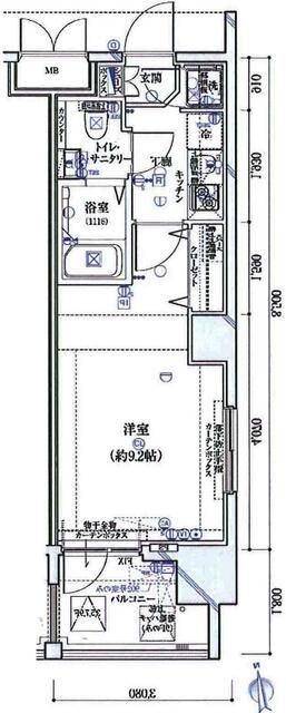 ガリシア九段下ライズの間取り