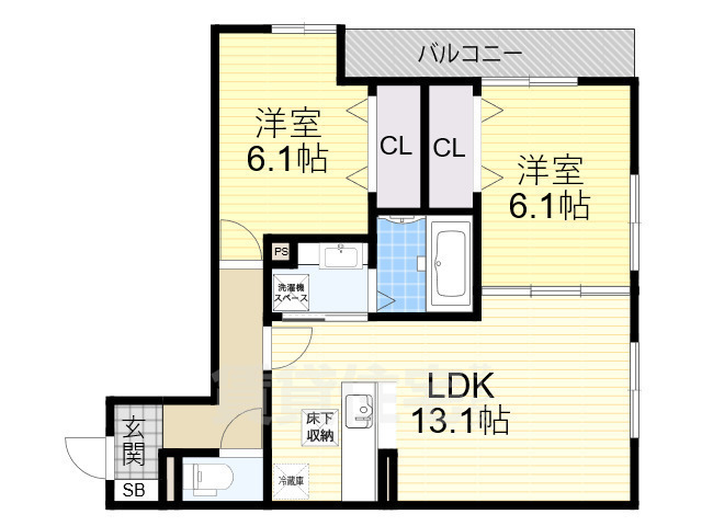 CASA SEONの間取り