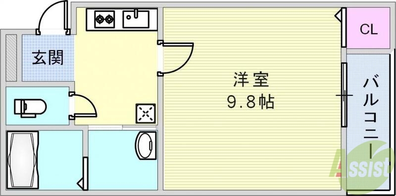 【フジパレス小河通II番館の間取り】