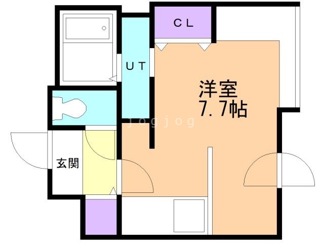 札幌市北区麻生町のマンションの間取り