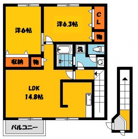 フォンテーヌの間取り