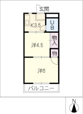 コーポＭ　正木の間取り