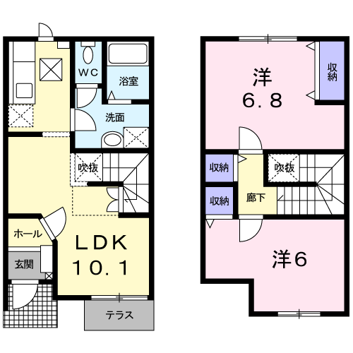 サンライズ古里の間取り