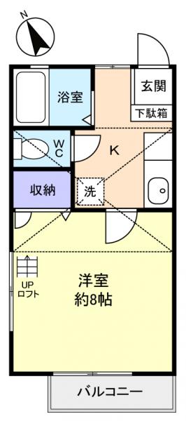 レマンハイツ八千代の間取り