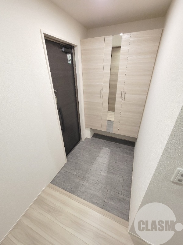 玄関　トールタイプのシューズボックスあり♪