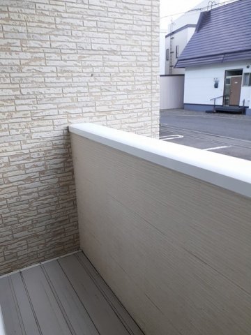 バルコニー　落ち着いた時間を過ごせるバルコニーです
