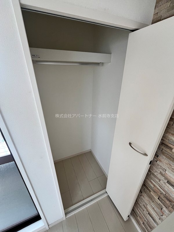 収納　ハンガー掛けもあります！※イメージ