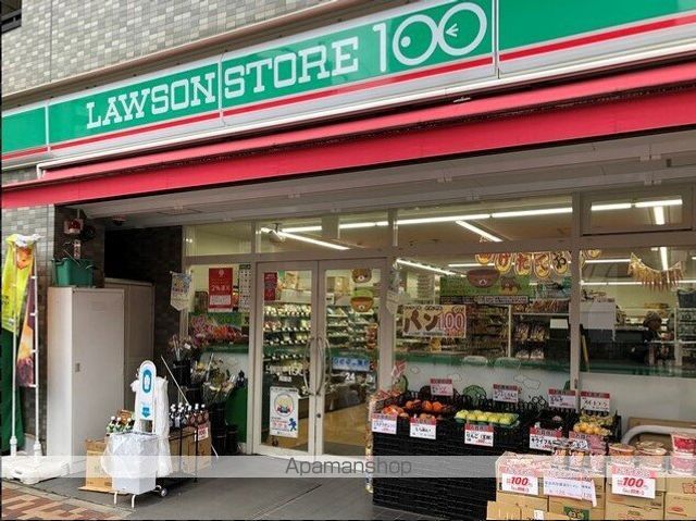コンビニ　ローソンストア１００（コンビニ）まで154m