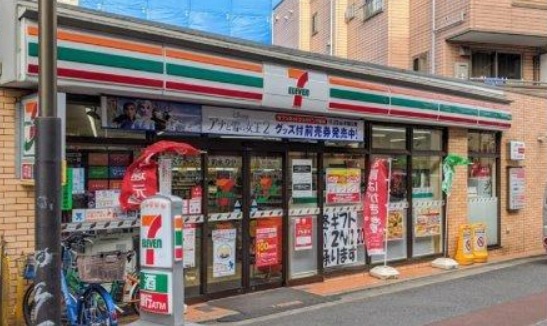 コンビニ　セブンイレブン不動前駅東店（コンビニ）まで20m