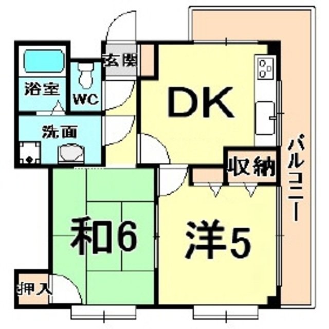 ゴーディ甲子園1番館の間取り写真