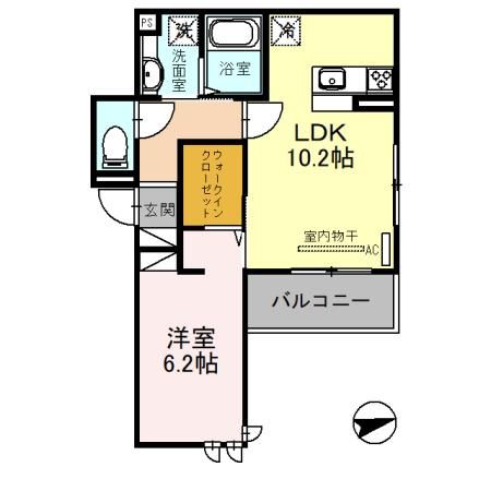 パレHSPIIの間取り写真