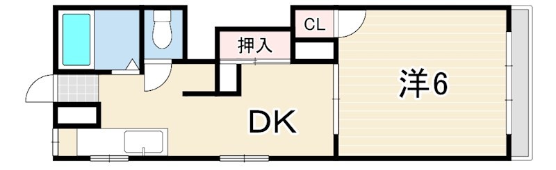シャトー五色山の間取り写真