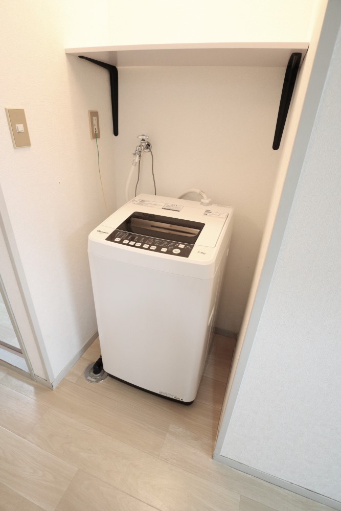 その他設備　室内洗濯機置き場です♪冷蔵庫・洗濯機・ガステーブル付