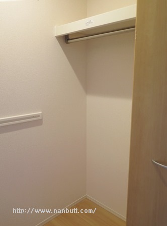 収納　広々クローゼット