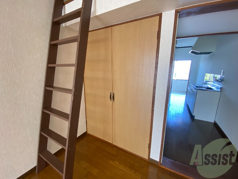 収納　ここに収納があります。収納があると部屋が広く使えます。