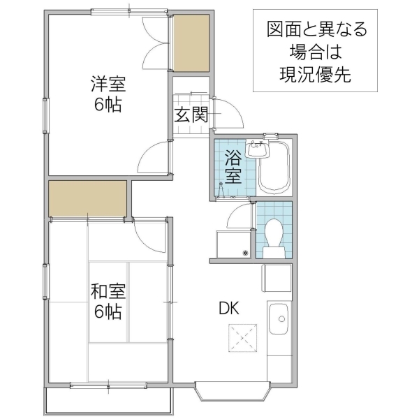 ファミーユカクライの間取り