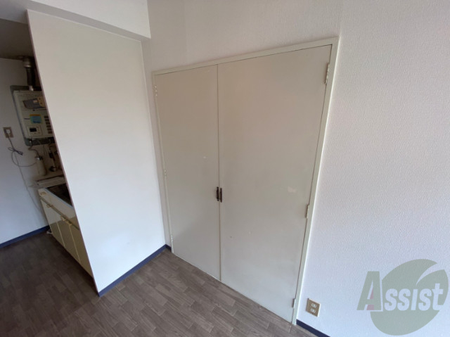 収納　クローゼット。荷物がたくさんあっても問題ないですね。