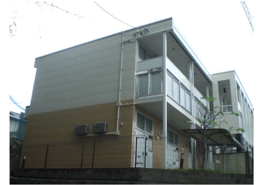 川崎市多摩区生田のアパートの建物外観