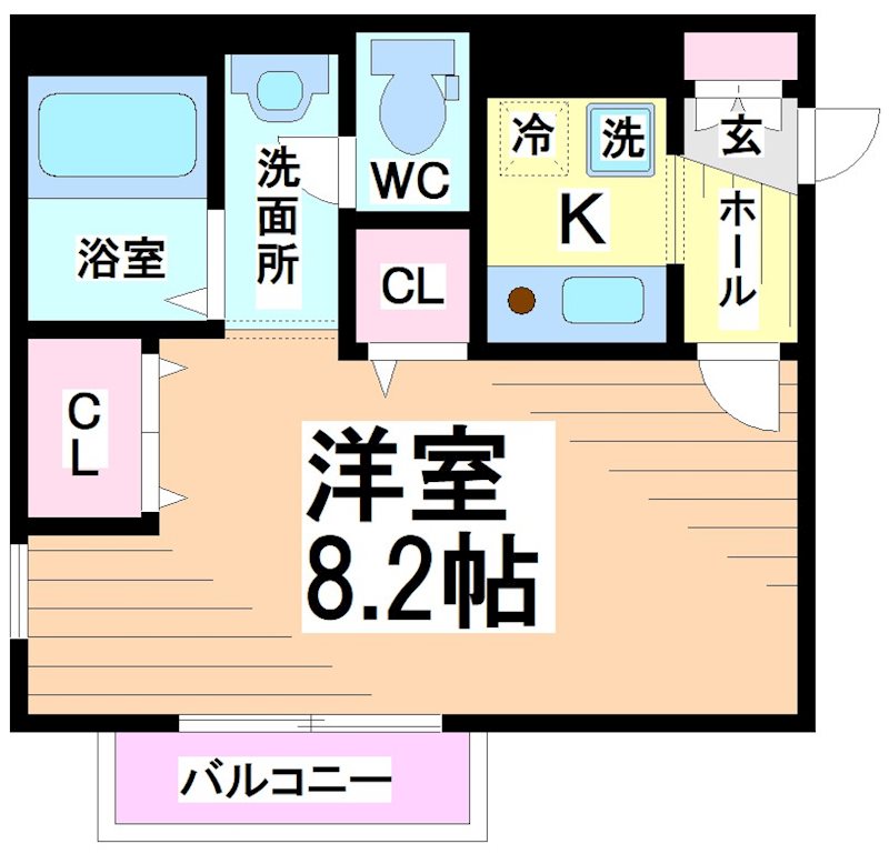 神奈川県川崎市多摩区枡形６（アパート）の賃貸物件の間取り