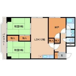 仙台市宮城野区新田のマンションの間取り