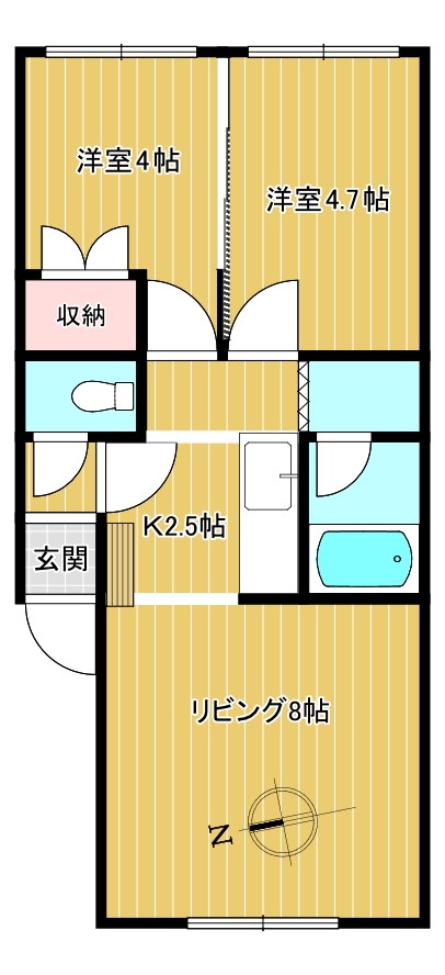 メイプルハウスの間取り