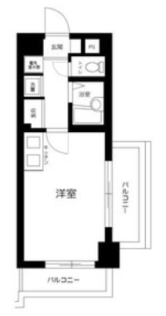 東京都墨田区文花３（マンション）の賃貸物件の間取り