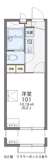 町田市矢部町のアパートの間取り