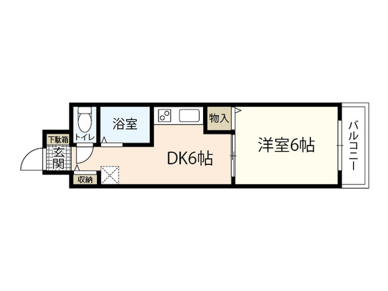 広島市南区西旭町のマンションの間取り