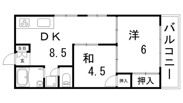 すずらんエクセルの間取り