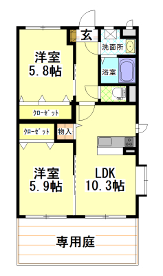 ラグゼールの間取り