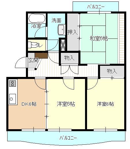 パレス和合の間取り