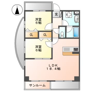 フォルムジーピー（ＦＯＲＭ　ＧＰ）の間取り