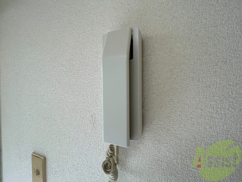 セキュリティ　インターホンは通話ができるので急な訪問があっても安心です。