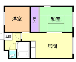 フジタコーポの間取り