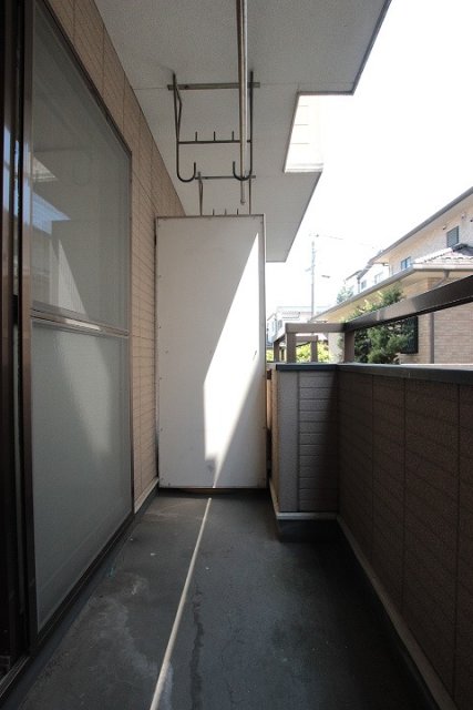 バルコニー　写真は別号室のものです。