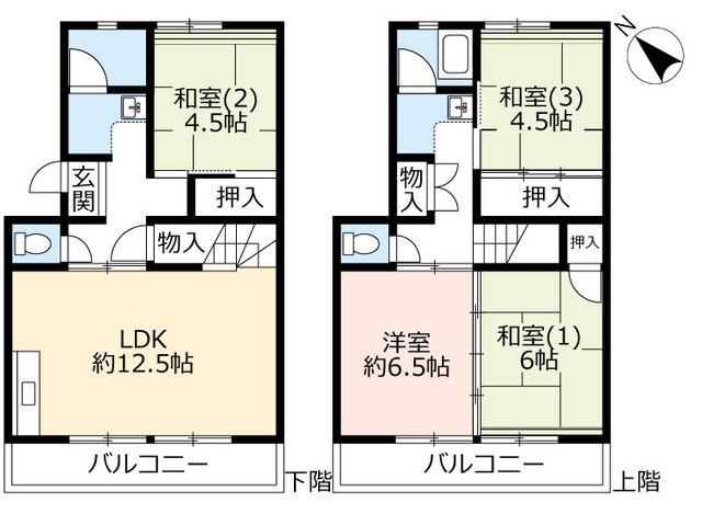 ＵＲ泉南一丘の間取り