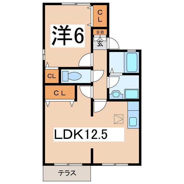 プライムメゾン６号館の間取り