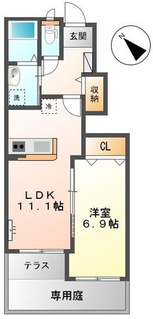 スターテラス大野の間取り