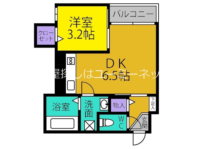 Ｚｅｒｏ　みやた通りの間取り