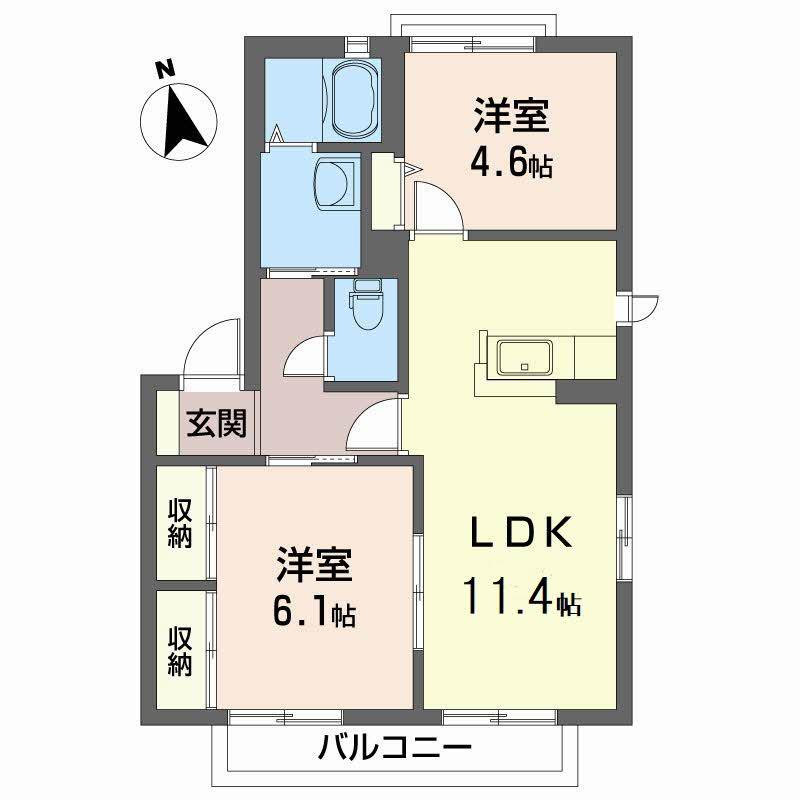 YMハイツ A・B・C棟の間取り写真