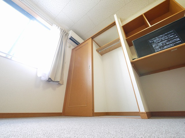 収納　大きなスペースがあり、収納には困りません