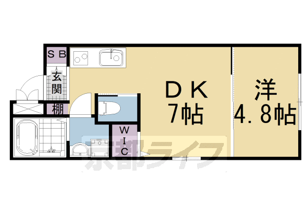 パークス（Ｐａｒｋｓ）京都東山の間取り