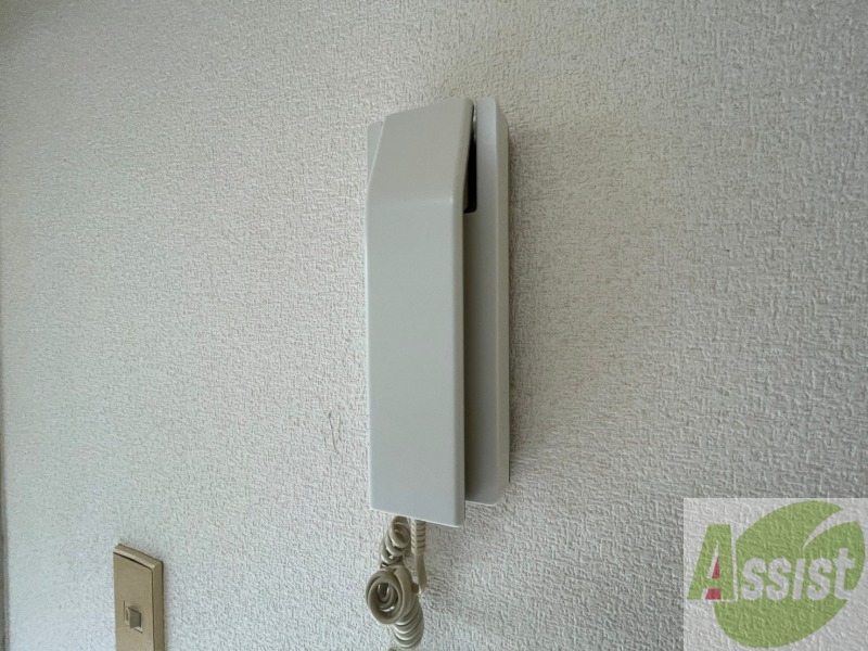 セキュリティ　インターホンは通話ができるので急な訪問があっても安心です。