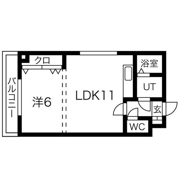 エステラ参番館の間取り