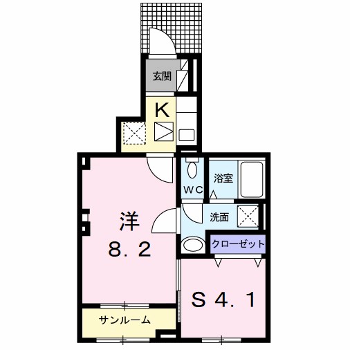 カミング萩ケ丘公園　２棟の間取り