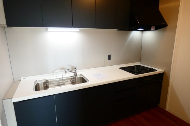 キッチン　ガスコンロ3口完備。