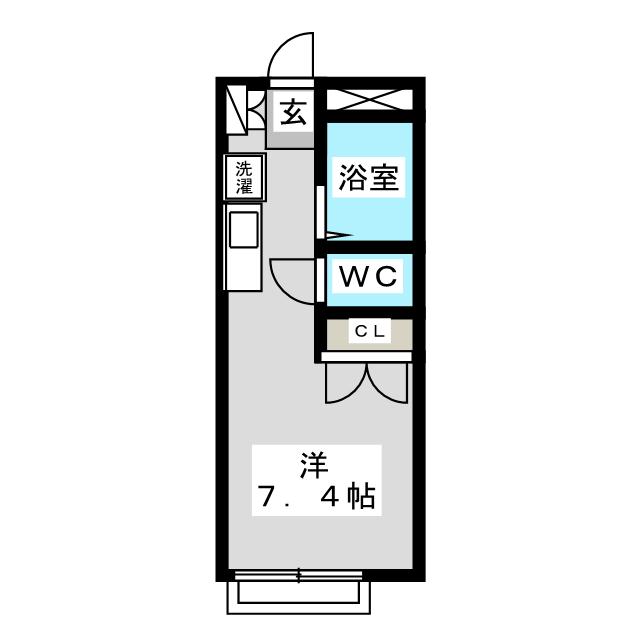 【ハイツサンマイルドの間取り】