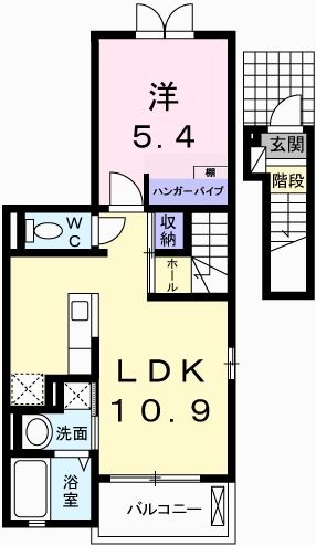 【ライジングサンの間取り】