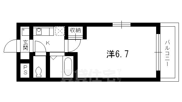 井筒ホームズ河原町（イヅツ）の間取り