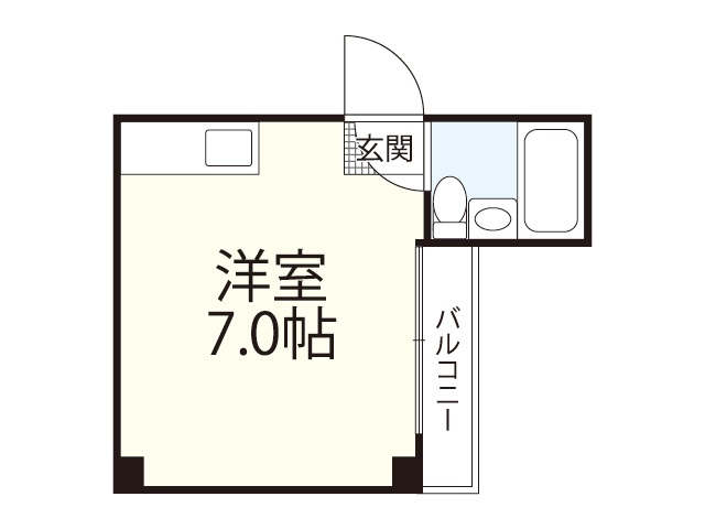 広島市中区十日市町のマンションの間取り